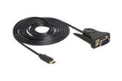 Parallelle / seriële kabel - DeLOCK Serial Adapter - USB-C to DB-9 - 1.8 m - 62964