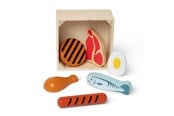 Houten speelgoed - Melissa & Doug Wooden Toy Play Food - Protein - 95208