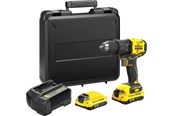 Elektrische schroevendraaier & boor - Stanley SFMCD710D2K-QW 18V Cordless Drill Driver Set - SFMCD710D2K-QW