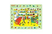 Speelgoed voor baby's - Barbo Toys Pippi - Framed Cardboard Puzzle - Thingfinder - 8653