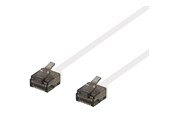 Netwerk - kabel - Deltaco Patch Cable - 15 cm - Wit - 0.1m - UUTP-2078