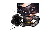 Outfits & Kostuums - Boland - Lace Eye Mask Mystique Black - 97528