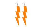 Outfits & Kostuums - Boland - Earrings Flash Neon Orange - 64433