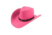 Outfits & Kostuums - Boland - Hat Wichita Hot Pink - 04385