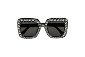 Outfits & Kostuums - Boland - Party glasses Bling Bling Black - 02631