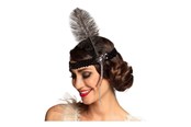 Outfits & Kostuums - Boland - Headband Flapper Black - 00620