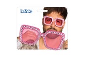 Outfits & Kostuums - Boland - Party Glasses Bling Bling Hot Pink - 02632
