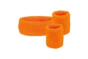 Outfits & Kostuums - Boland - Sweatbands Neon Orange 3 pcs. - 01896