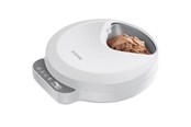 Honden - Rojeco 4-Meal Cat Feeder – Button Version with 2 Ice Packs (White) - RWSQF26-02