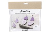 Schrijf- en tekenartikelen - Creativ Company - Mini Hobbyset Jewelry Earrings Purple - 977676
