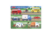Speelgoed voor baby's - Melissa & Doug Wooden Peg Puzzle Vehicles - 19051