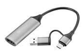 Beelscherm- en tv-kabel - Sandberg USB-C to HDMI Capture Link - 136-70