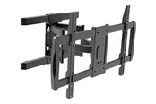 Muurbevestigingen, AV-bevestigingen & AV-meubels - TECHLY mounting kit - full-motion dual arm - for curved / flat panel - black - Max 60 kg - recommended for 75" - ICA-PLB-473