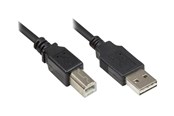 USB-kabel - Alcasa electronik Good Connections - USB cable - USB to USB Type B - 3 m - 2510-EU03