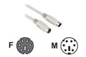 Beelscherm- en tv-kabel - Hama keyboard / mouse extension cable - 2 m - 42167