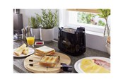 Broodrooster - Philips Broodrooster Daily Collection HD2583 - toaster - black - HD2583/90