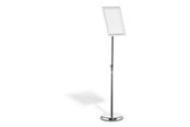 Borden en kaarten - DURABLE Gulvskilt aluminium med klikramme A4 - 479823
