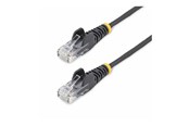 Netwerk - kabel - StarTech.com 7m Black Slim CAT6 Ethernet Cable Snagless 28AWG LSZH - patch cable - 7 m - black - Zwart - 7m - N6PAT7MBKS