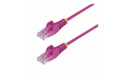 Netwerk - kabel - StarTech.com 1m Pink Slim CAT6 Ethernet Cable Snagless 28AWG LSZH - patch cable - 1 m - pink - Roze - 1m - N6PAT100CMPKS