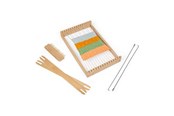 Creatief spelen - Bigjigs Wooden Weaving Frame Set 10pcs. - 36064