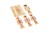 Speelgoed voor baby's - Bigjigs Wooden Anatomy Puzzle - Girl 26pcs. - 37022