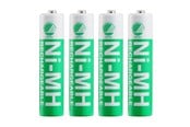 Batterij - Deltaco battery - Nordic Swan ecolabelled - 4 x AAA / HR03 - NiMH - ULT-NH1000AAA-4P