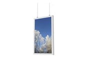 Muurbevestigingen, AV-bevestigingen & AV-meubels - HI-ND mounting component - portrait - for digital signage LCD panel - white RAL 9003 - Max - recommended for 49" - CC4925-5101-01