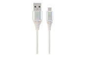 USB-kabel - Gembird Cablexpert Premium - USB cable - Micro-USB Type B to USB - 2 m - CC-USB2B-AMmBM-2M-BW2