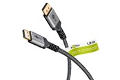 Beelscherm- en tv-kabel - Pro DisplayPort Plus 2.0/2.1 - Beelscherm- en tv-kabel - 1m - Grijs - DP-plus-2.1/2.0-1m-grey