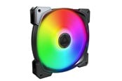 Case Fan - Montech HP140 ARGB PWM Black - Case ventilator - 140mm - Zwart met RGB-licht - 30 dBA - HP140 ARGB PWM (B)