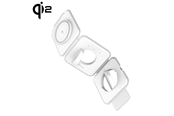 Mobiel - Adapters & Opladers - j5create Qi2 3-in-1 Magnetic Travel Wireless Charging Station - JUPW3215W-N
