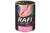Honden - RAFI Graanvrij natvoer voor honden met kalkoen 400g - 61042