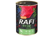 Honden - RAFI Graanvrij natvoer voor honden met wild 400g - 61041