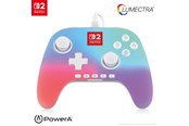 Gaming accessoires - PowerA Advantage Wired Controller for Nintendo Switch 2 with Lumectra - White - NSGP0524-01