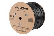Netwerk - kabel - Lanberg bulk cable - 305 m - black RAL 9004 - Zwart - 305m - LCF6-30CU-0305-BK