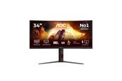 Scherm - 34" AOC CU34G4 - 3440x1440 (UWQHD) - 180Hz - VA - CU34G4