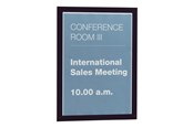 Conferentie & Presentatie - DURABLE Zelfklevend A5 informatiekader met magnetisch, opklapbaar voorpaneel. Ideaal voor niet-permanente displays. - 487101