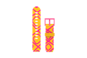 Smartwatch - Accessoires - Xplora XGO3 Strap - Yellow Giraffe - XGO3-STR-RP-GRAFF