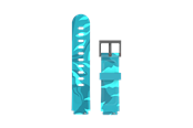 Smartwatch - Accessoires - Xplora XGO3 Strap - Turquoise Dinosaur - XGO3-STR-RP-DINOS