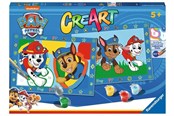 Creatief spelen - Ravensburger CreArt Paint by Numbers - PAW Patrol - 235537
