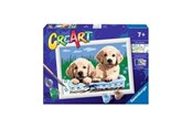 Creatief spelen - Ravensburger CreArt Painting by Numbers - Cute Puppies - 289318