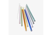 Keukengerei - GEFU Glazen rietjes FUTURE, 8 stuks gekleurd, 23cm - G89439