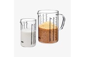 Keukengerei - GEFU Maatbekerset METI 0,5 + 1L glas - G89544