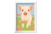 Creatief spelen - Ravensburger CreArt Paint by Numbers - Pig - 23970 2