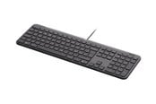 Toetsenbord - Logitech Signature Slim Wired K620 for Business - Toetsenbord - Deens/Norweegs/Zweeds/Fins - Grijs - 920-013331