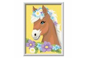 Creatief spelen - Ravensburger CreArt Paint by Numbers - Horse with Flowers - 23980 1