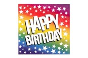 Speelgoed - Boland - Paper Napkins Happy Birthday 20 pcs. - 30303