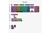 Toetsenbord - Glorious Aura V3 Keycaps Black - Nordic ISO - (131 keys) - GLO-KB-ACC-KC-GPBT-AURA-BLK-ND