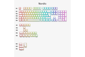 Toetsenbord - Glorious Aura V3 Keycaps White - Nordic ISO - (13 - Key Switch Accessoires - GLO-KB-ACC-KC-GPBT-AURA-WHT-ND