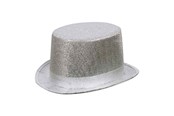 Outfits & Kostuums - Boland - Hat Glitz Silver - 04177